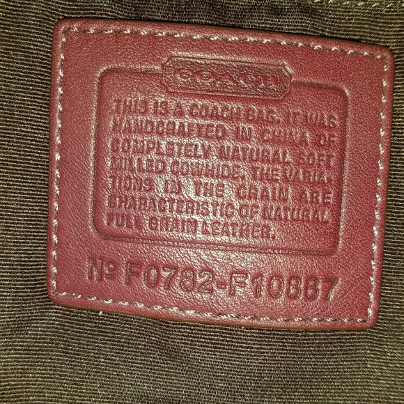 Coach Chelsea Wine Pebbled Leather Satchel Purse - Picture 4 of 6